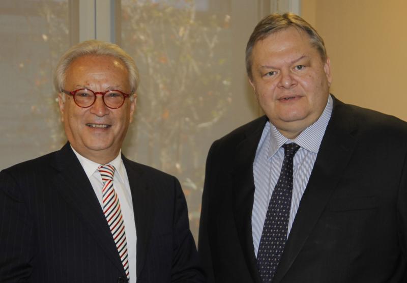 Δηλώσεις Ευ. Βενιζέλου με τον Πρόεδρο της Ομάδας Σοσιαλιστών και Δημοκρατών του Ευρωπαϊκού Κοινοβουλίου Hannes Swoboda