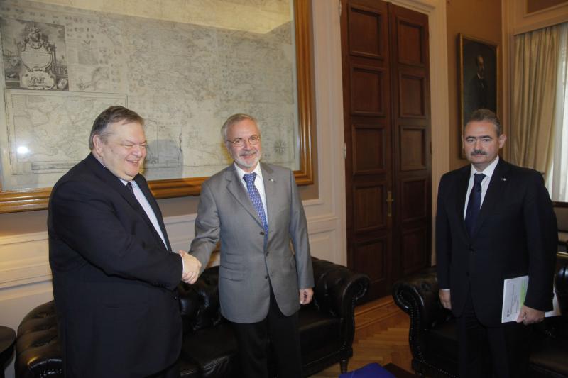 Δήλωση Αντιπροέδρου της Κυβέρνησης και ΥΠΕΞ Ευ. Βενιζέλου μετά τη συνάντησή του με τον Πρόεδρο της Ευρωπαϊκής Τράπεζας Επενδύσεων Werner Hoyer