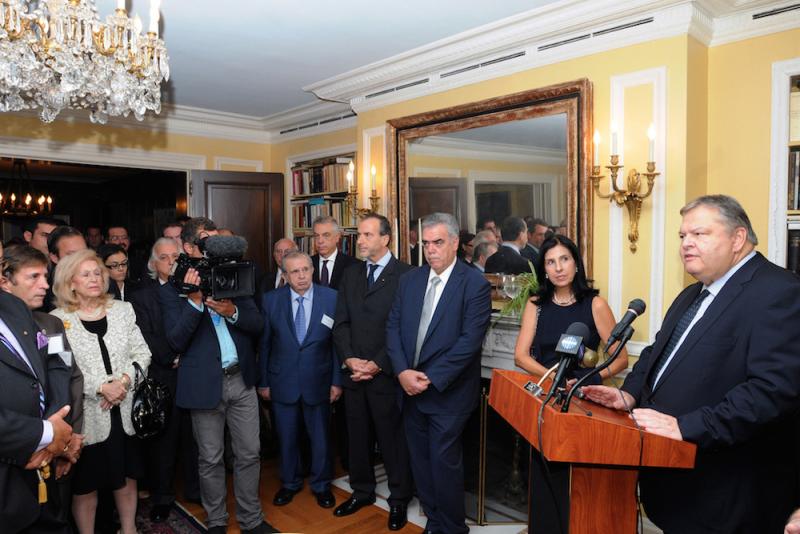  ΟΗΕ | Χαιρετισμός του Αντιπροέδρου της Κυβέρνησης και Υπουργού Εξωτερικών, Ευάγγελου Βενιζέλου, προς τους εκπροσώπους ελληνικών ομογενειακών οργανώσεων των ΗΠΑ