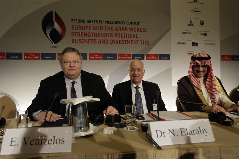 Economist | Ομιλία του ΑτΚ και ΥπΕξ Ευ. Βενιζέλου στο συνέδριο "Η Ευρώπη και ο Αραβικός Κόσμος"