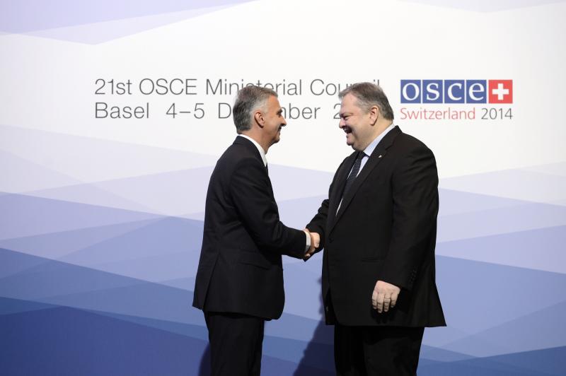 Δηλώσεις ΑτΚ και ΥπΕξ Ευ. Βενιζέλου στο περιθώριο της Υπουργικής Συνόδου του ΟΑΣΕ 
