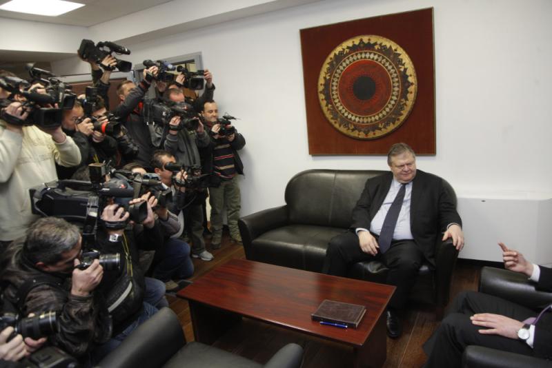 Δηλώσεις Αντιπροέδρου της Κυβέρνησης και ΥΠΕΞ Ευ. Βενιζέλου κατά διάρκεια συνέντευξης Τύπου στα Σκόπια