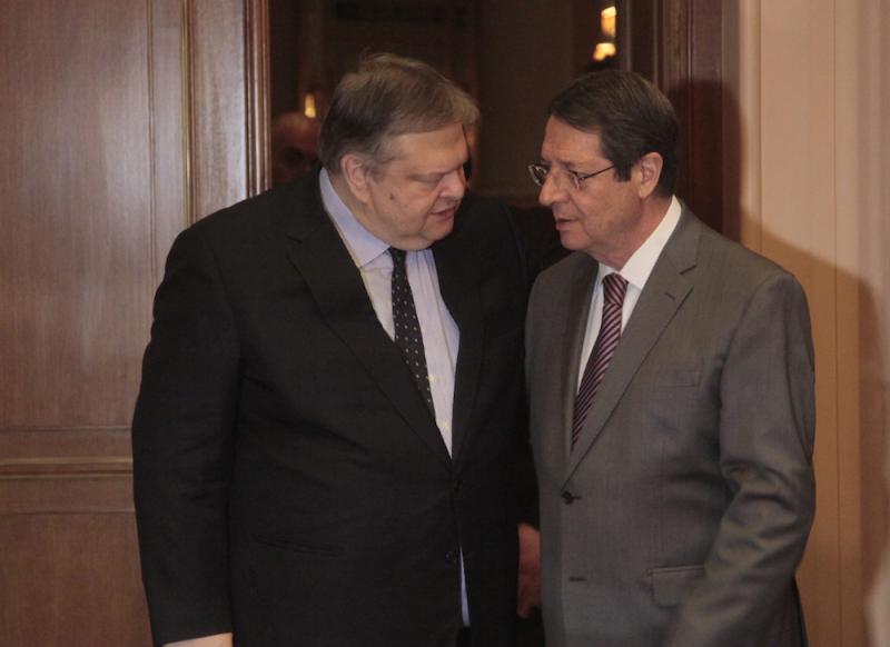 Δηλώσεις Προέδρου του ΠΑΣΟΚ Ευ. Βενιζέλου μετά τη συνάντησή του με τον Πρόεδρο της Κυπριακής Δημοκρατίας Νίκο Αναστασιάδη